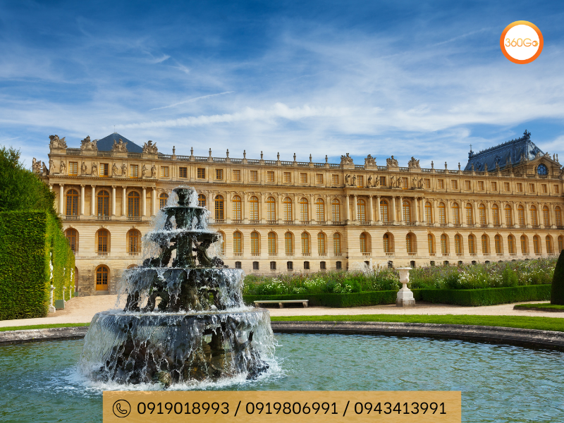 Đài phun nước Cung điện Versailles - Du lịch 360Go 
